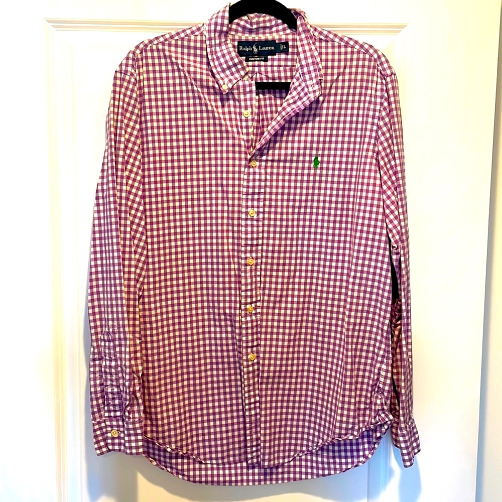 Men’s Ralph Lauren Custom Fit Oxford Shirt - Large